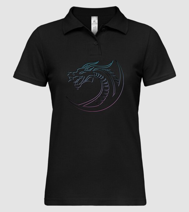 Dragon Tribal model negru pe tricou