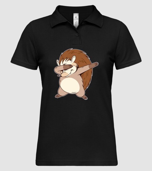 Arici DAB model negru pe tricou