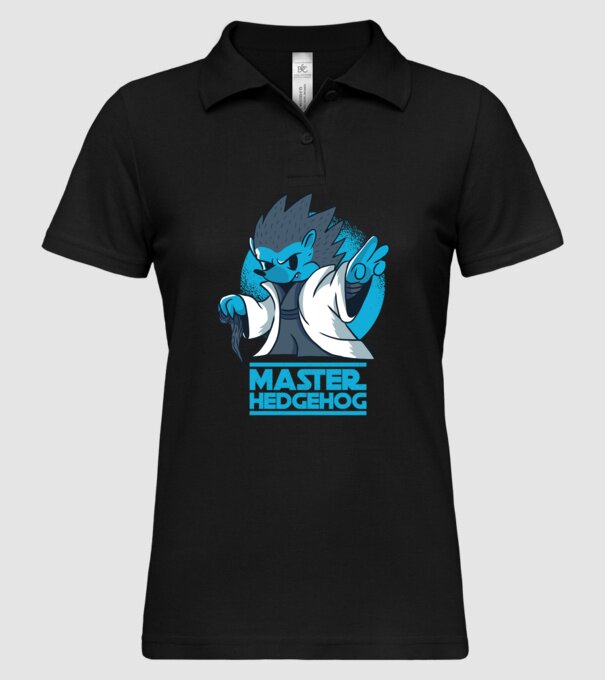 Maestru Arici model negru pe tricou
