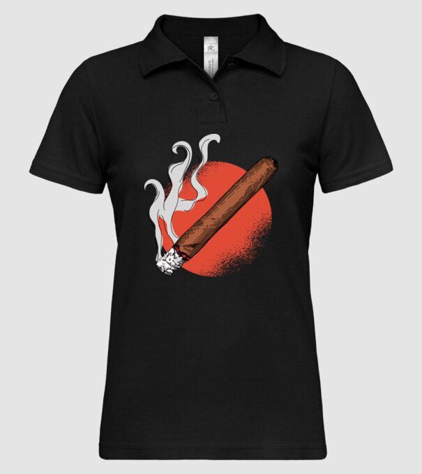 Trabuc model negru pe tricou