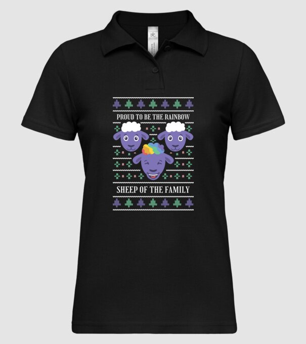 Miel cu curcubeu model negru pe tricou