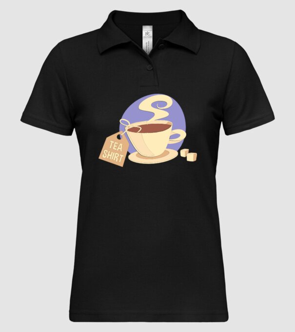 Teashirt model negru pe tricou