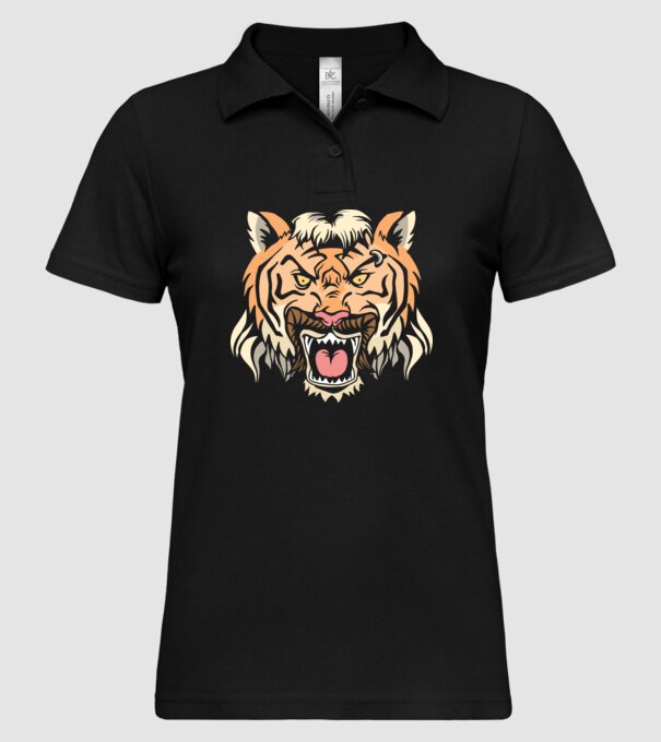 Tiger King Tigru model negru pe tricou