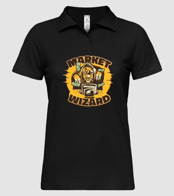 Guru al pieței bursiere model negru pe tricou
