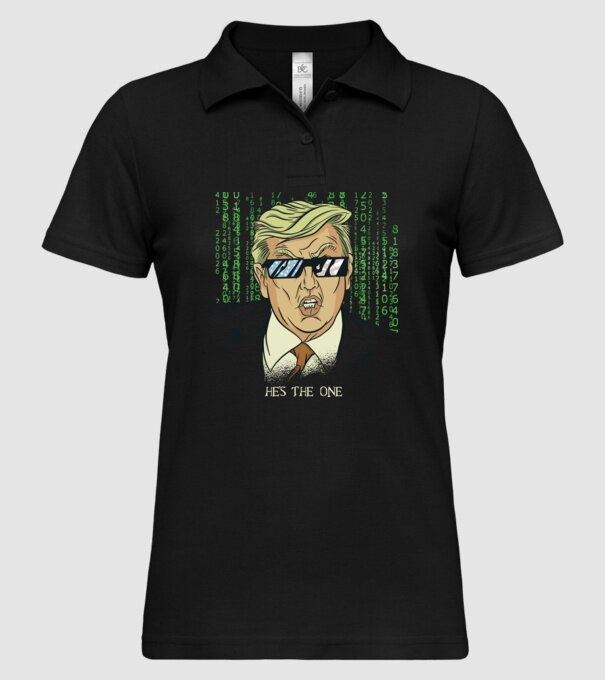 Trump Mátrix model negru pe tricou