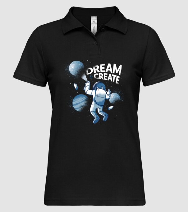 Graffiti Astronaut model negru pe tricou