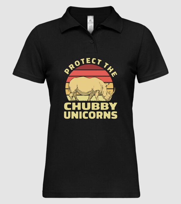 Protejați Unicornii - Rinocerii plinuți model negru pe tricou