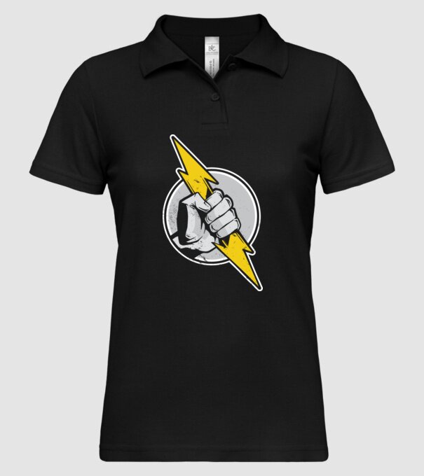 Tricou Electrician model negru pe tricou