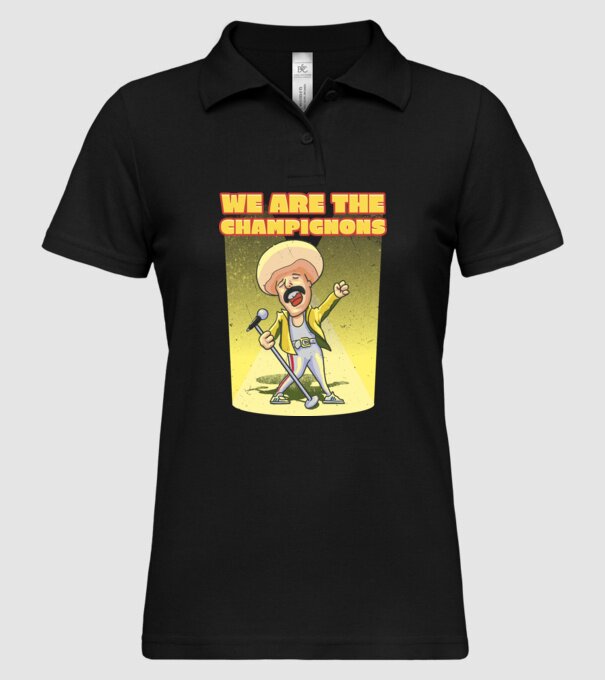 We are the Champignons Mercury model negru pe tricou