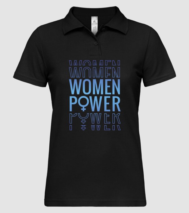 Women Power de Ziua Femeii model negru pe tricou