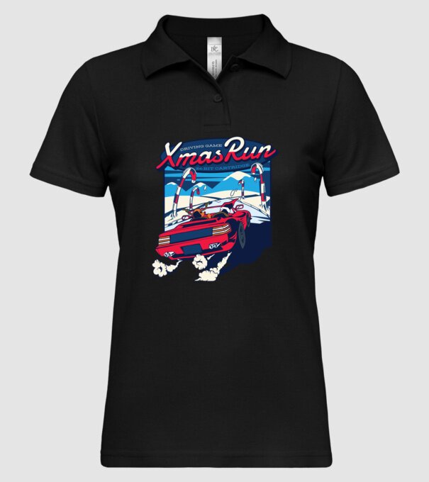 Xmas Outrun Retro Jucărie Crăciun model negru pe tricou
