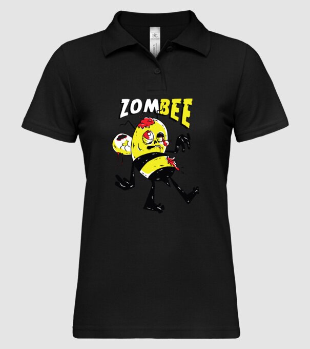 Zombee Albină Zombie model negru pe tricou