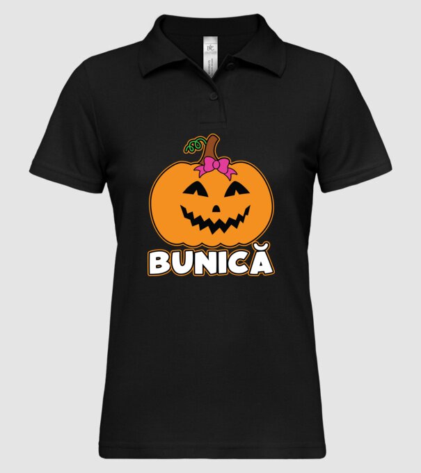 bunică model negru pe tricou