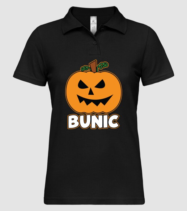 bunic model negru pe tricou