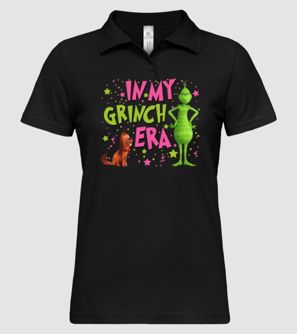In my Grinch era model negru pe tricou
