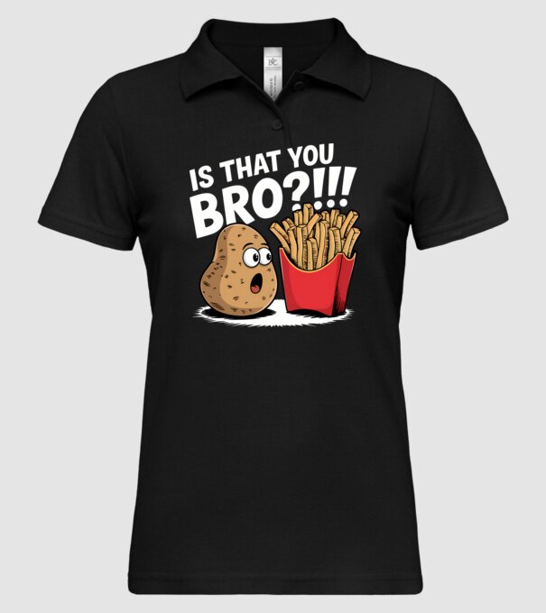Is that you BRO?!! Negru model negru pe tricou
