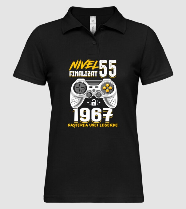 Nivel 55 finalizat. 1967 nașterea unei legende model negru pe tricou
