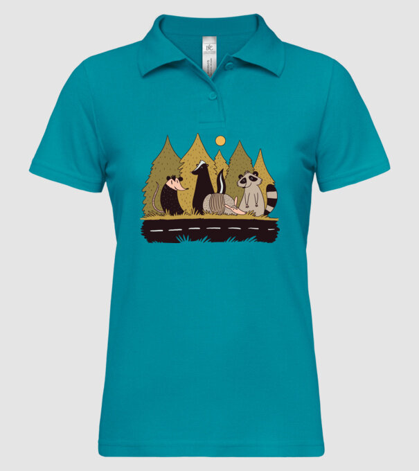 Animals Crossing model turcoaz pe tricou