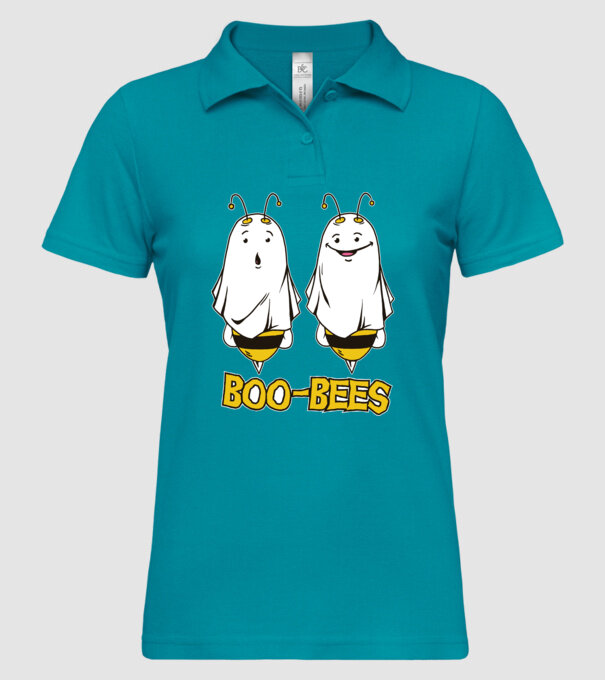 Boo Bees - Albine fantomă Halloween model turcoaz pe tricou