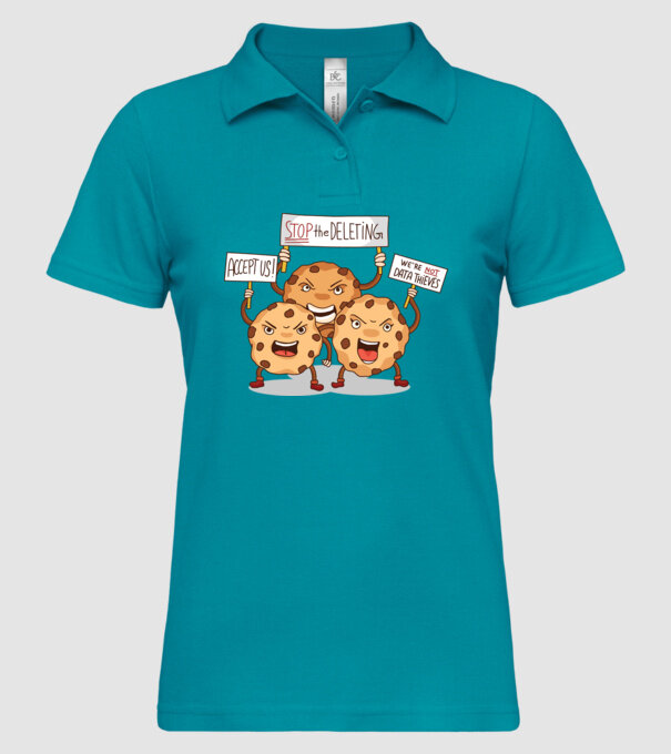 Protest Cookie model turcoaz pe tricou