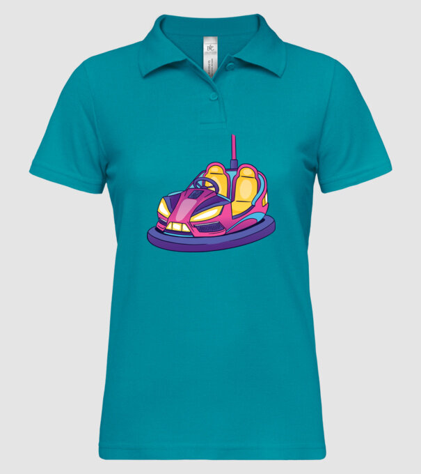 Dodgem model turcoaz pe tricou