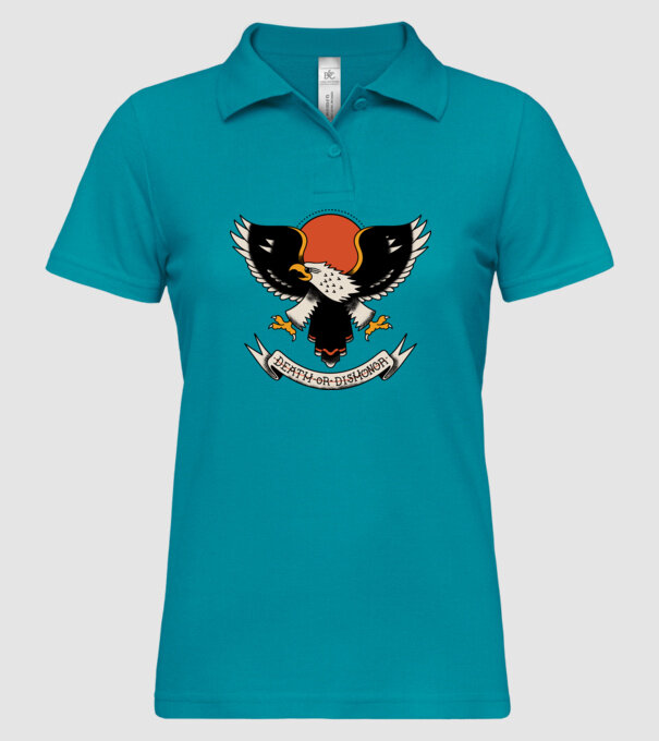 Eagle Tatuaj model turcoaz pe tricou