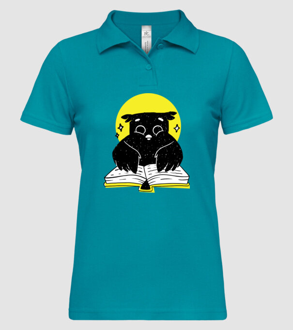 Bufniță de noapte model turcoaz pe tricou