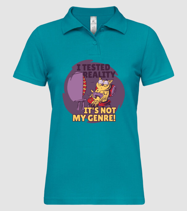 Bufnița Gamer model turcoaz pe tricou