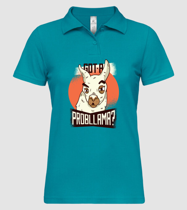 Got a Probllama? Lama model turcoaz pe tricou