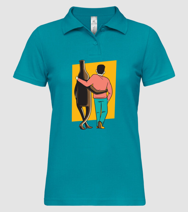 Amici de pahar model turcoaz pe tricou