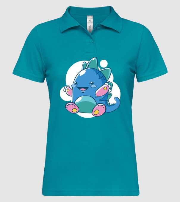 Bebe dragon model turcoaz pe tricou