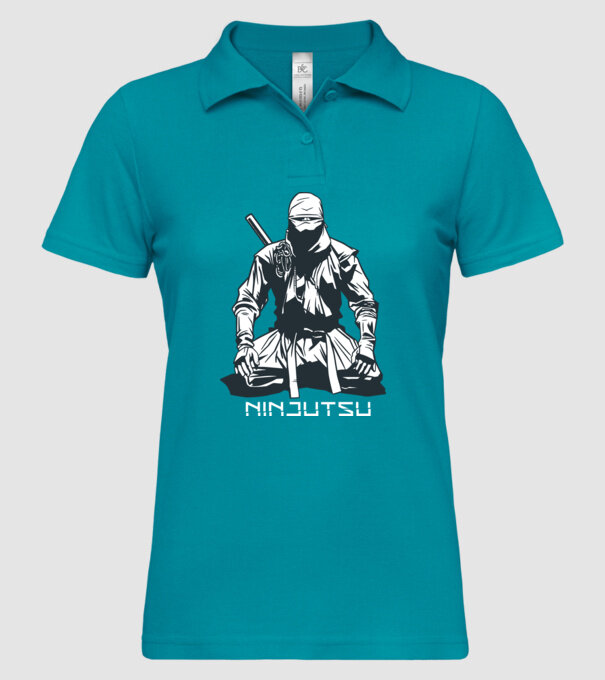 Ninja model turcoaz pe tricou