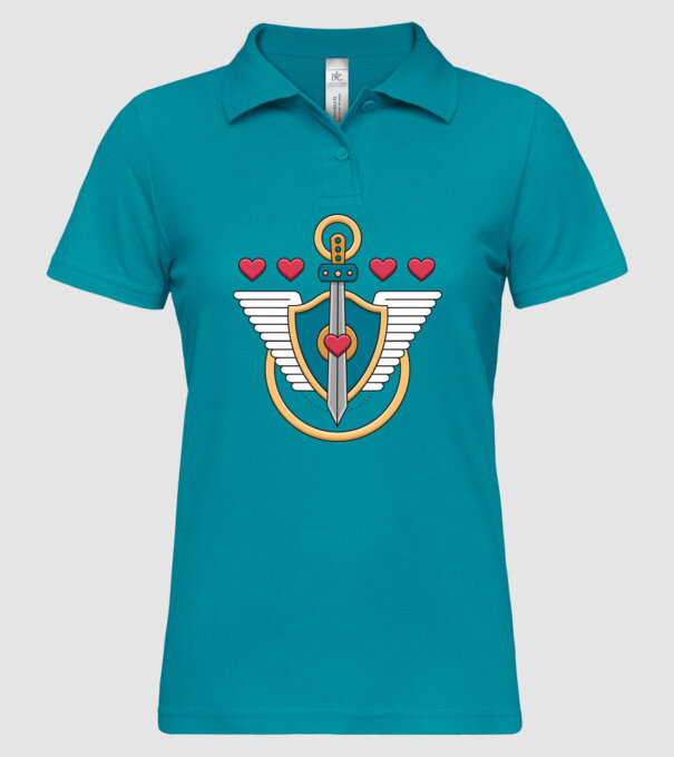 Scut - Gamer model turcoaz pe tricou