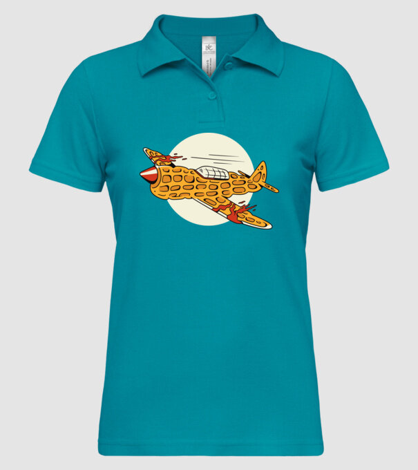 Prăjitură zburătoare model turcoaz pe tricou