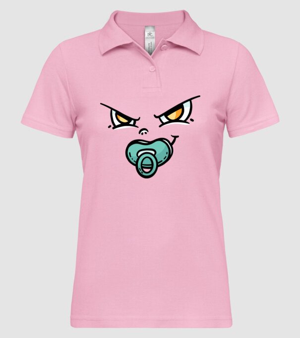 Zâmbet de bebe model roz deschis pe tricou