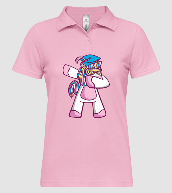 Unicorn Absolvent DAB model roz deschis pe tricou
