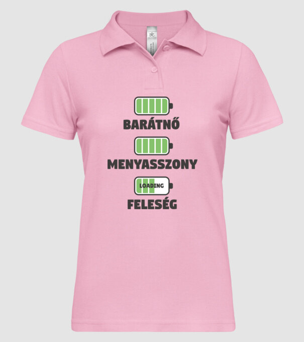 Soție model roz deschis pe tricou