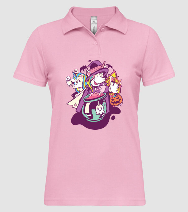 Unicorni Halloween model roz deschis pe tricou