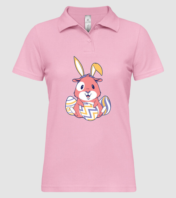 Porcușor de Guineea de Paște model roz deschis pe tricou