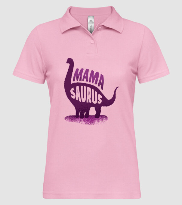 Mamasaurus model roz deschis pe tricou