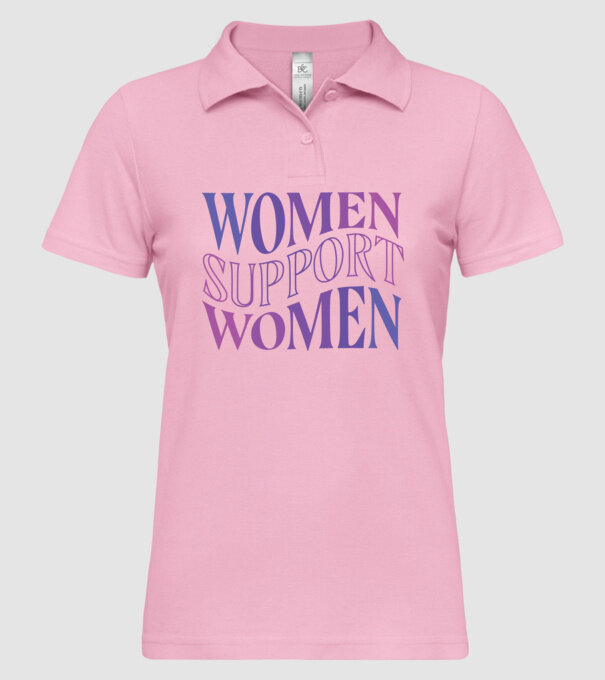Women Support Women Ziua Femeilor model roz deschis pe tricou
