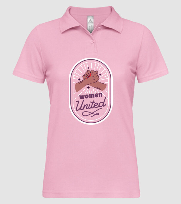 Women United Ziua femeii model roz deschis pe tricou