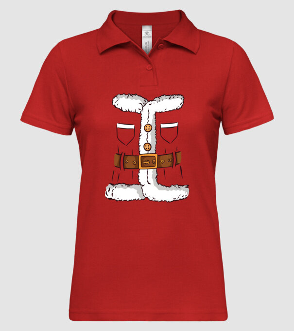 Moș Crăciun Costum model roșu pe tricou