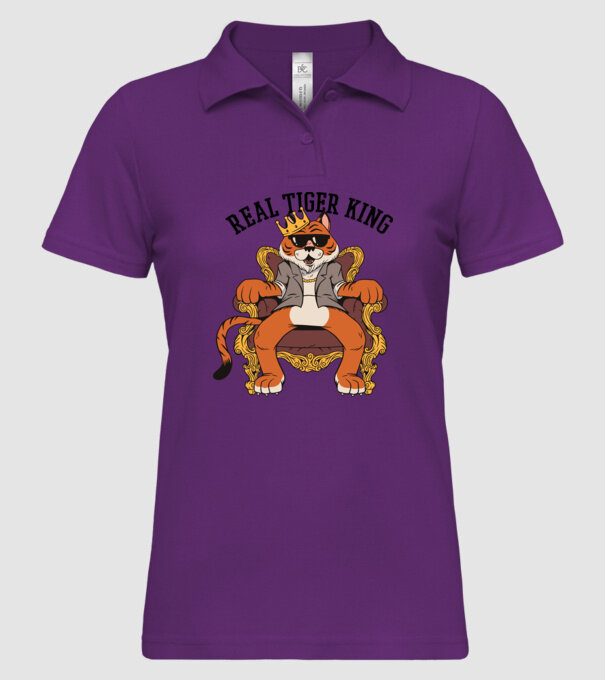 Adevăratul Rege Tigru model mentă pe tricou