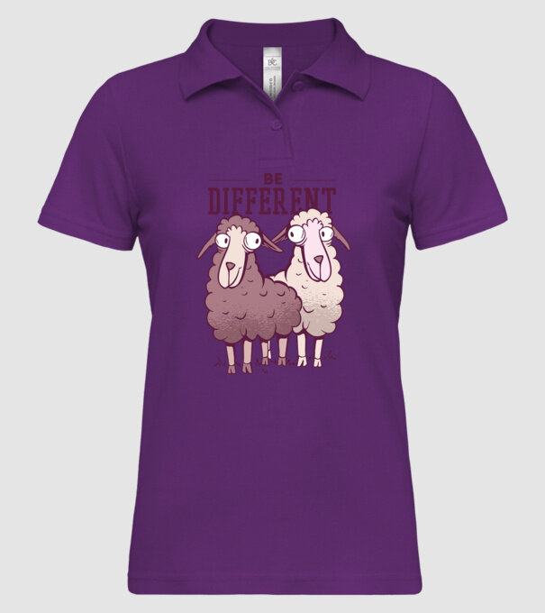 Be different - Fii diferit model mentă pe tricou