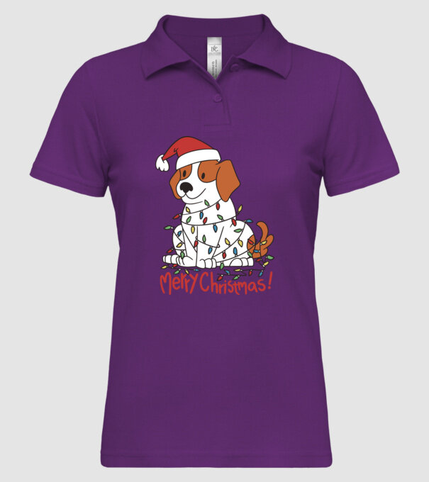 Beagle Crăciun Fericit! model mentă pe tricou