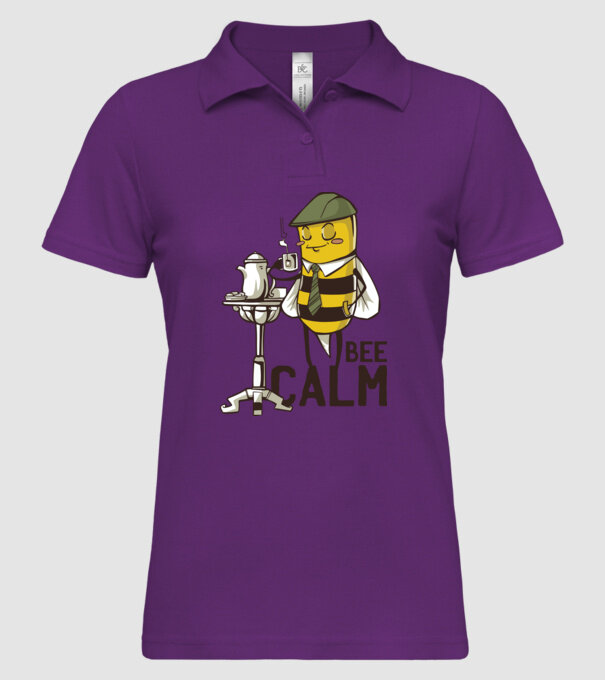 Bee Calm - Fii răbdător Albinuță model mentă pe tricou