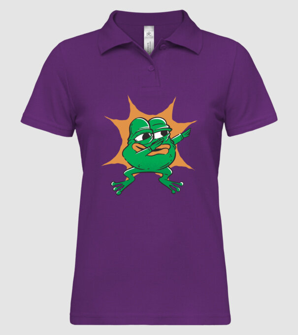 Broască DAB model mentă pe tricou