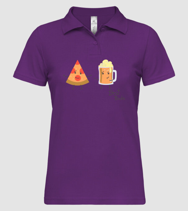 Best Buds - Pizza + Beer model mentă pe tricou
