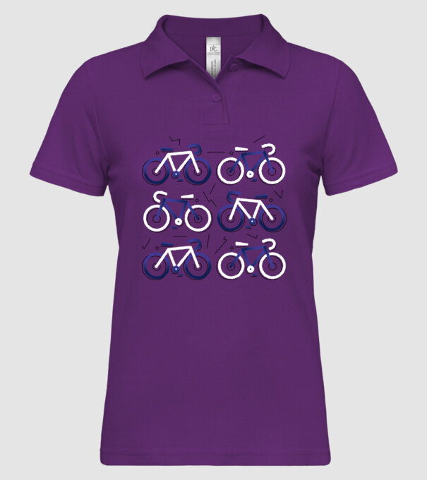 Ciclism model mentă pe tricou